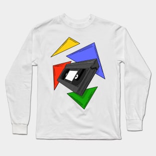 VHS Cassette Long Sleeve T-Shirt